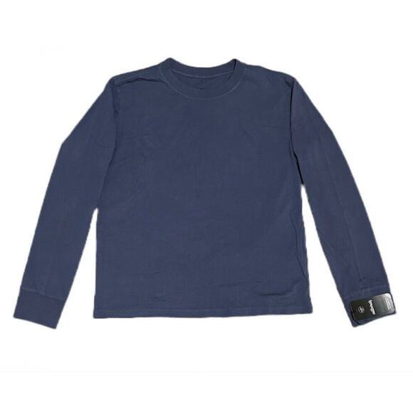 Allbirds Women's Allgood Organic Cotton Long Sleeve Tee Hazy Indigo Size M. NWT - Picture 1 of 4